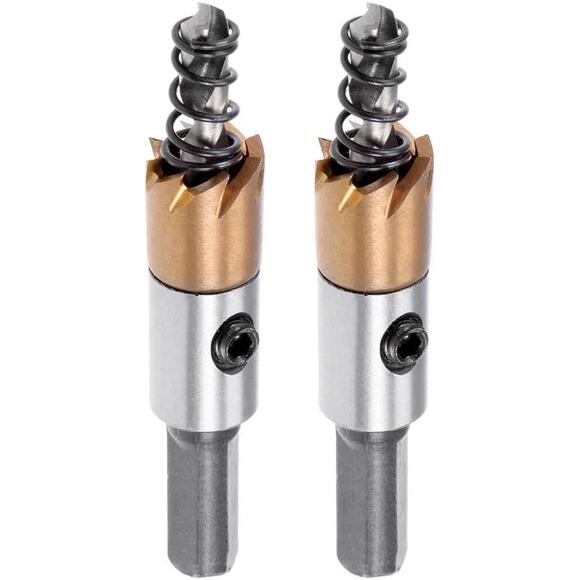 uxcell 2 Pcs 12mm HSS Drill Bit Hole Saw Stainless High Speed Steel Metal Alloy - Picture 1 of 5